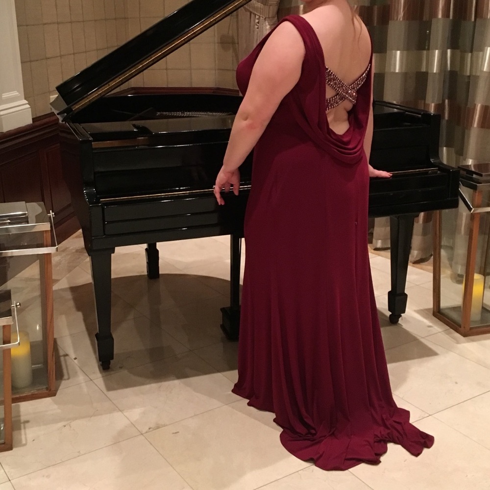 Burgandy Prom Dress